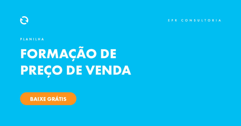 FORMAÇÃO DE PREÇO DE VENDA