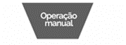 Fluxograma processos: símbolo operação manual